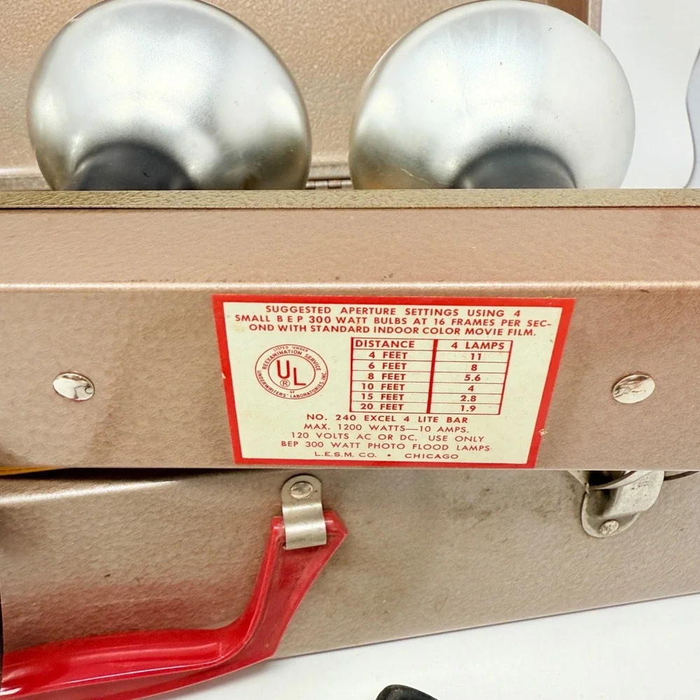 Excel Lite 4 Lite Bar Photographic Bar Light with‎ General Electric Movie Lights